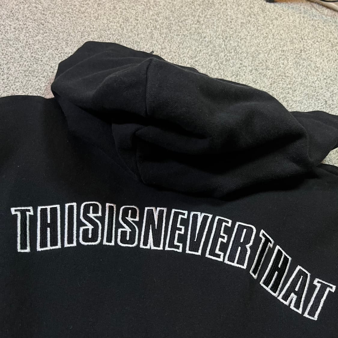 디스이즈네버댓 빅로고 후드집업 상품이미지2