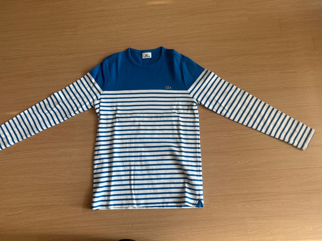 라코스테 스트라이프 긴팔 티셔츠(L 100) 새상품 상품이미지2