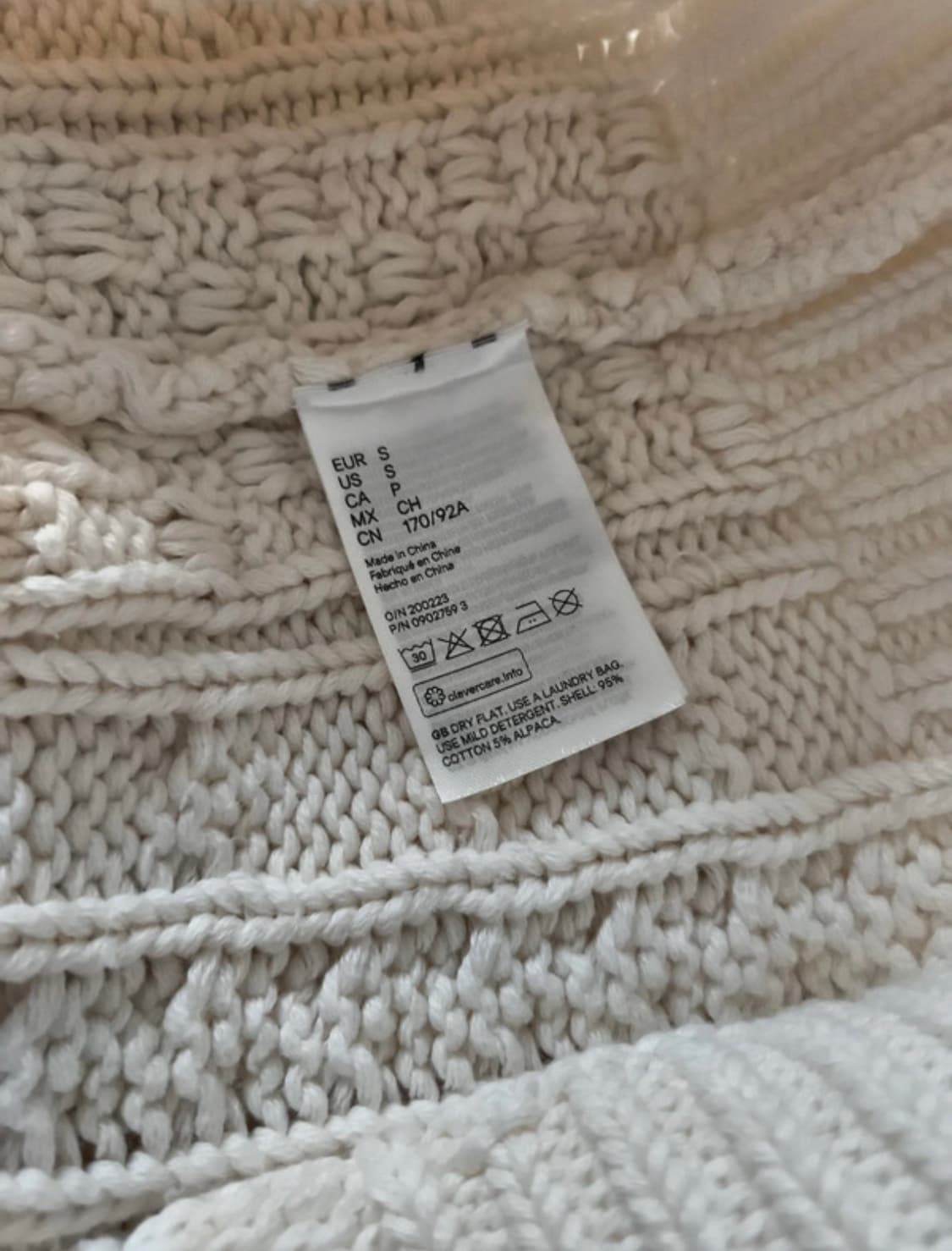 시몬로샤 h&m 펄 디테일스웨터 S 상품이미지6
