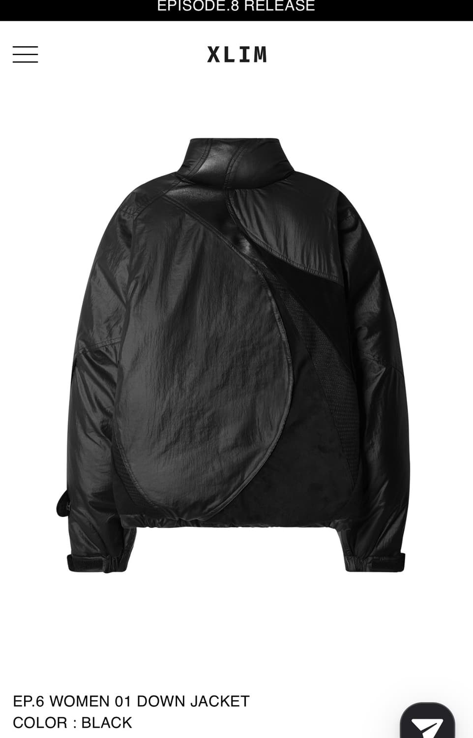 Xlim ep6 women 패딩 s사이즈 상품이미지1