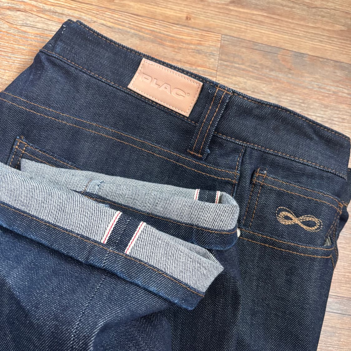 플랙진 34 생지 데님 셀비지 청바지 MERGO  상품이미지7