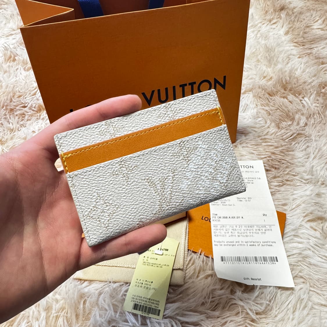 [새상품 / 백화점판] 루이비통 더블 카드 홀더 카드지갑 상품이미지1