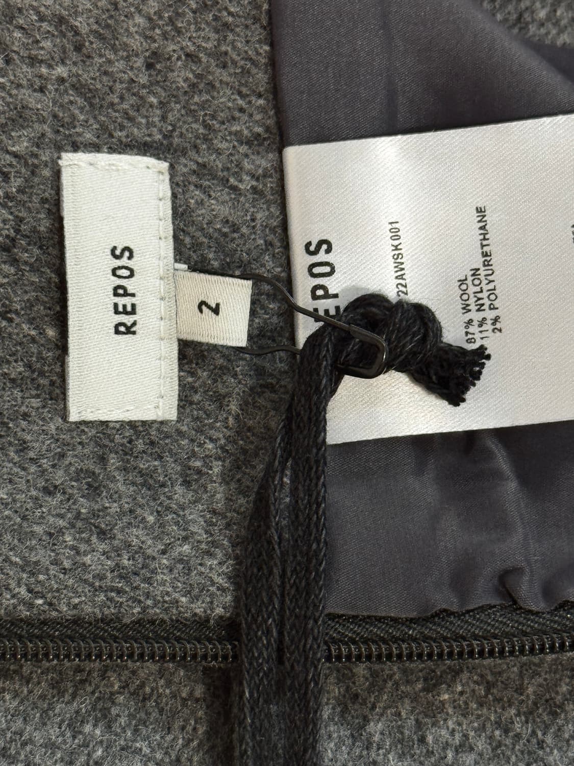 Repos grey skirt 치마 리포스 상품이미지4