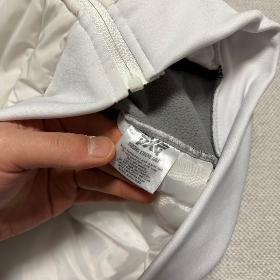 PXG 화이트 경량패딩 자켓 상품이미지4