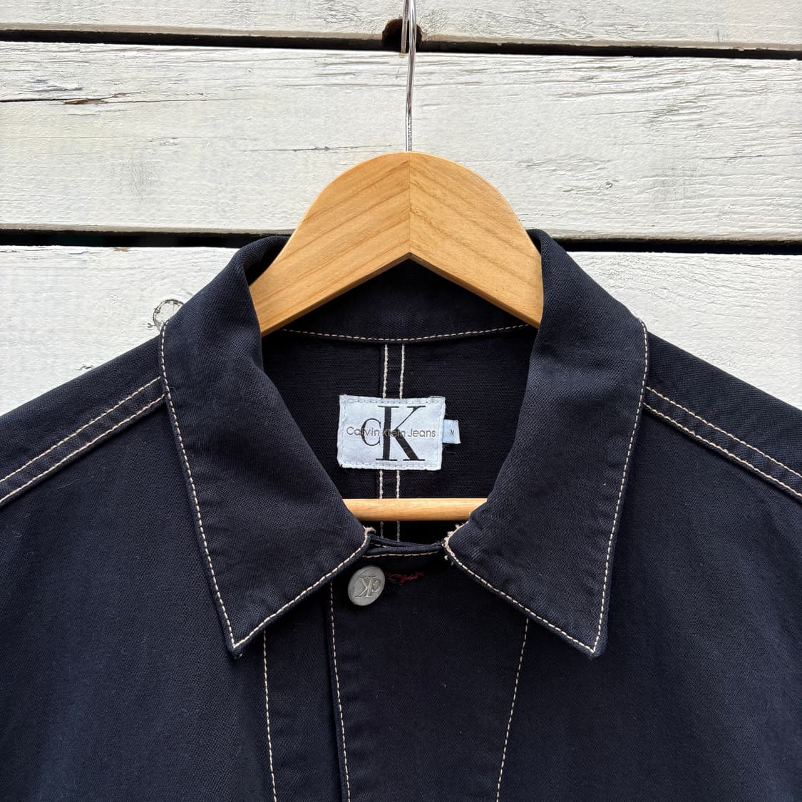 Calvin Klein 90s 캘빈클라인 made in usa 초어자켓 상품이미지3