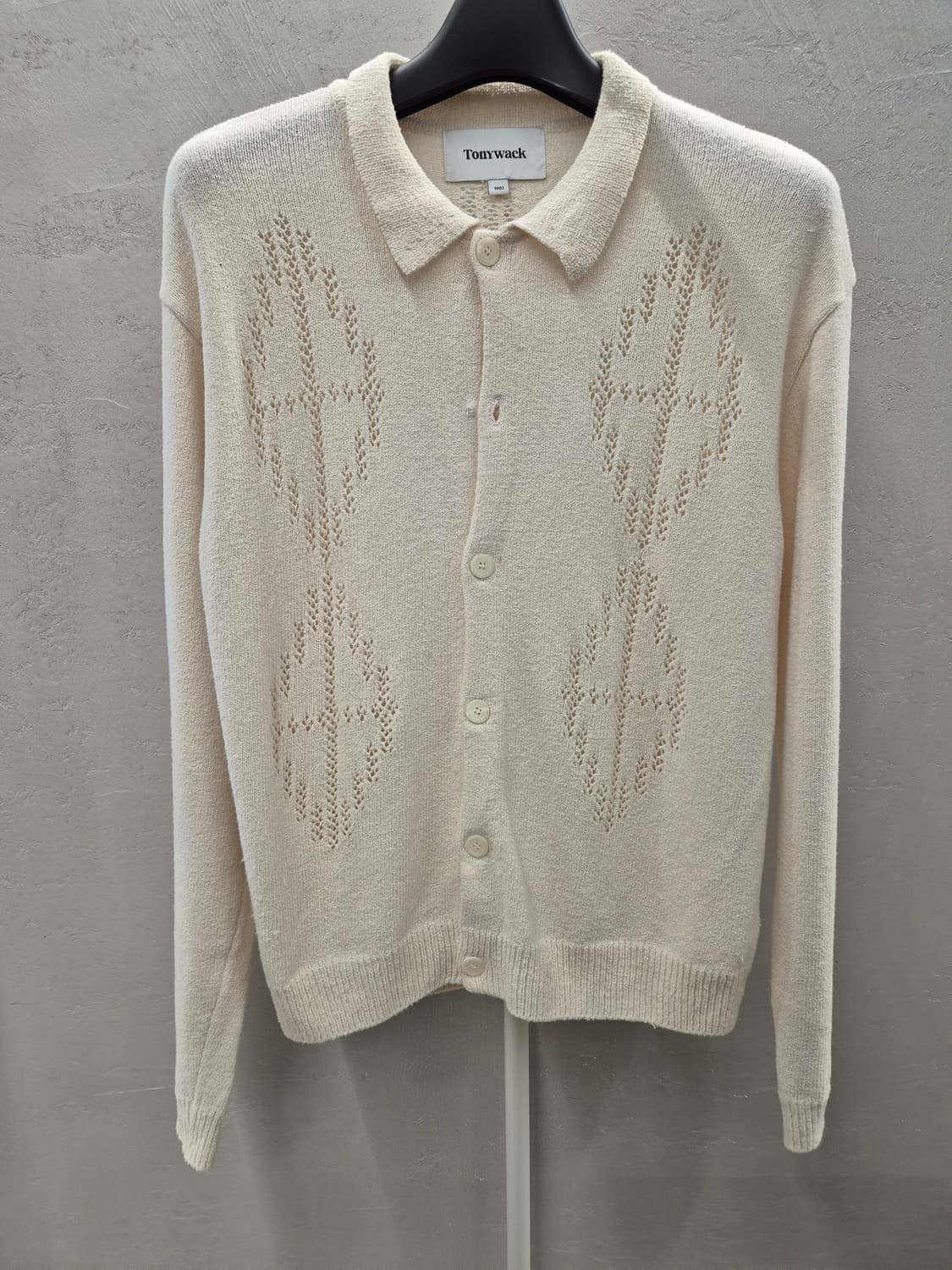 토니웩 펀칭 니트 가디건 L 상품이미지2