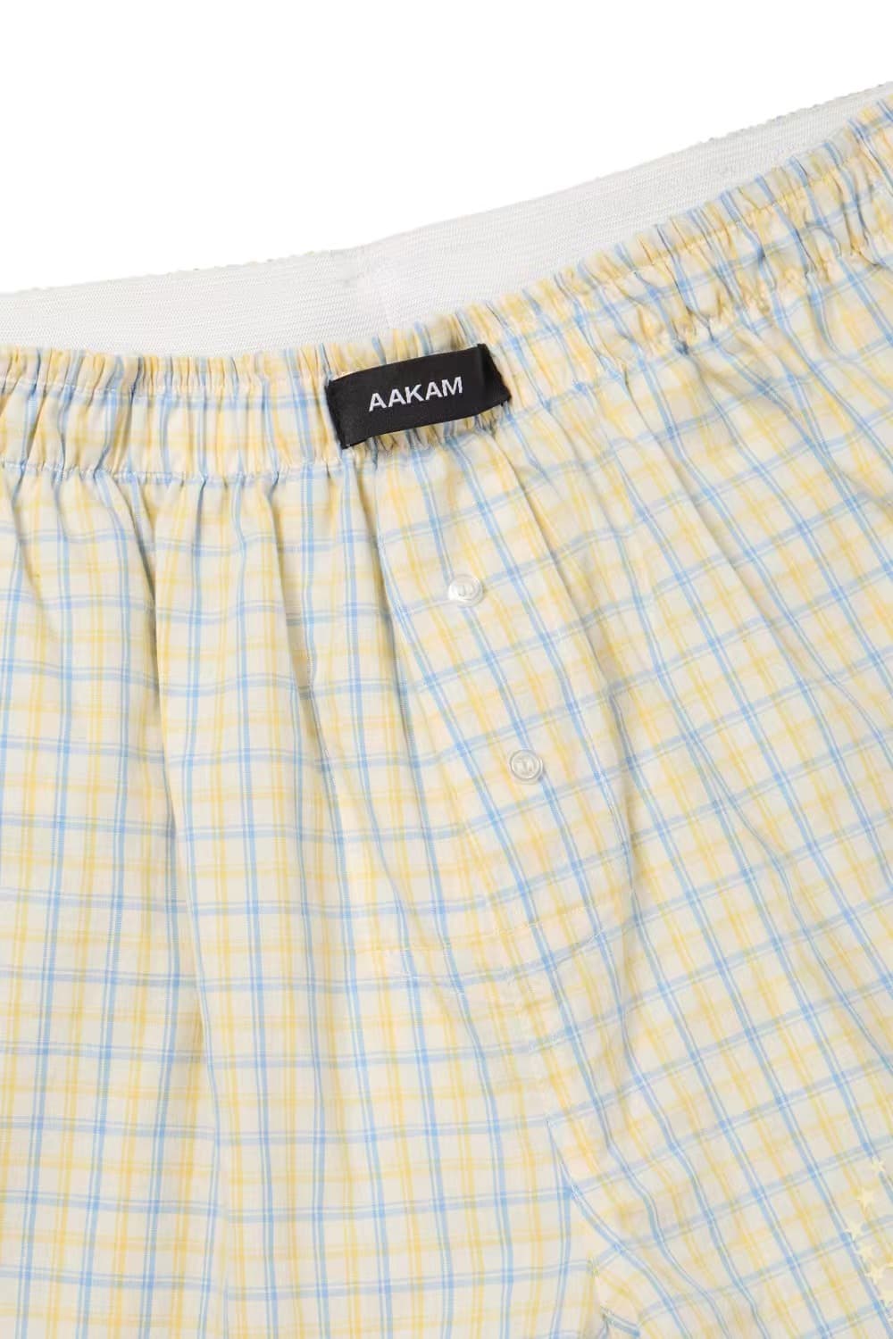AAKAM Check Boxer (Yellow) 상품이미지4