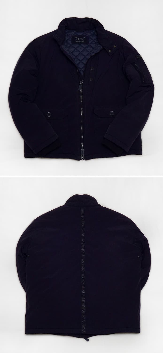 아르마니 (AJ) 더블페이스 집업 패디드 봄버 자켓 (52 / 100) 상품이미지2