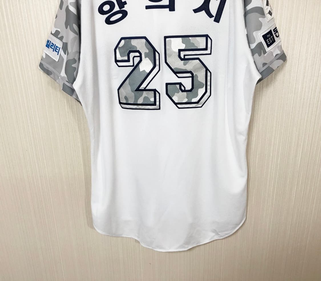 KBO 필라 두산베어스 어센틱 밀리터리유니폼/져지 110 #25 양의지 상품이미지9