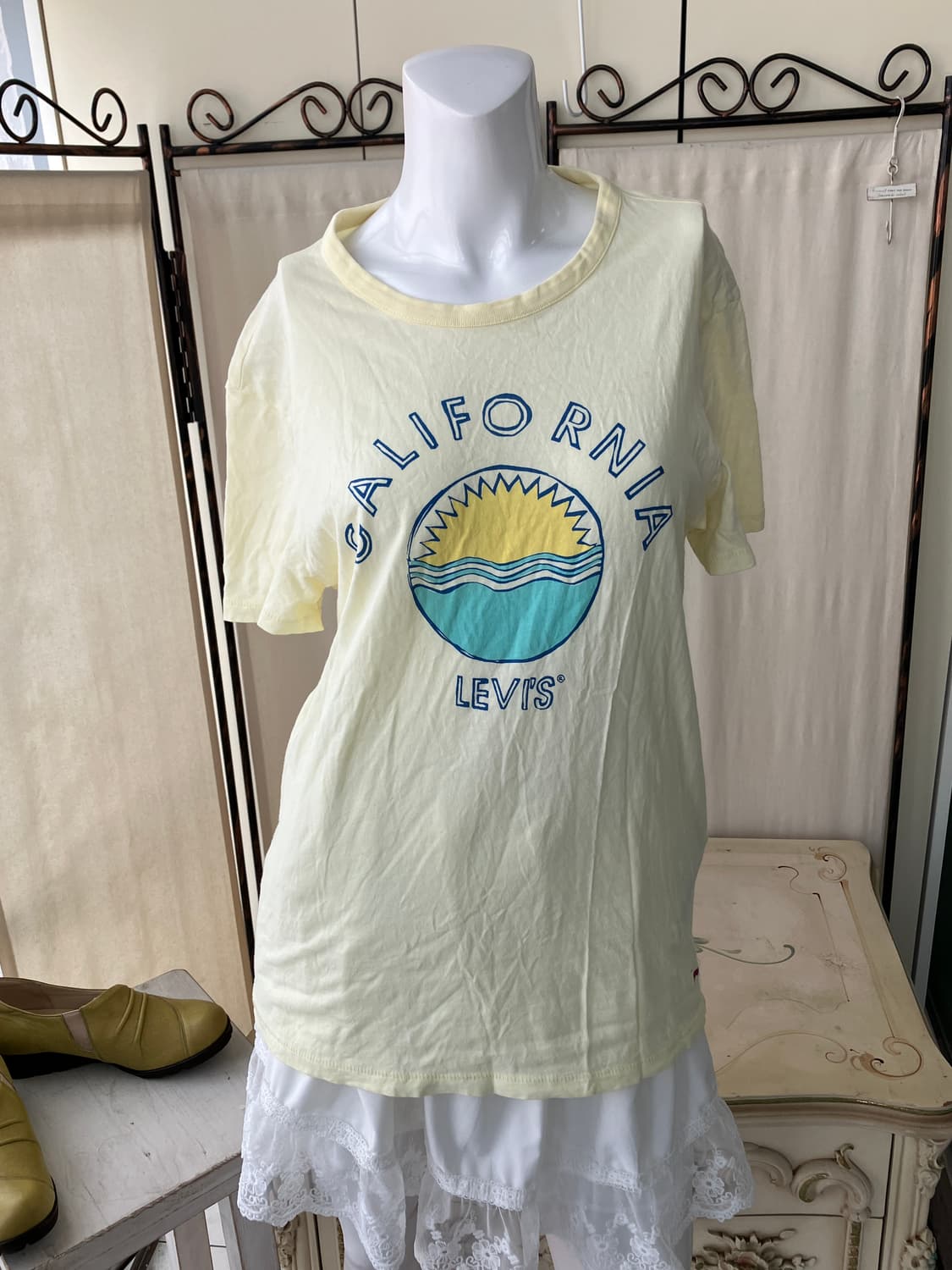 Levi's lemoncore printing half t-shirt 상품이미지1