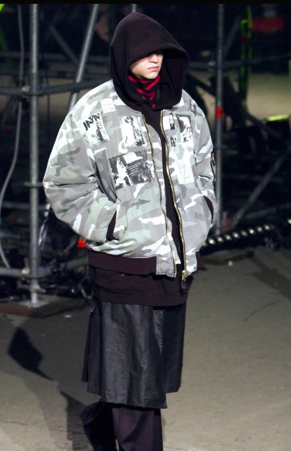 Military snow camo bomber S 상품이미지3