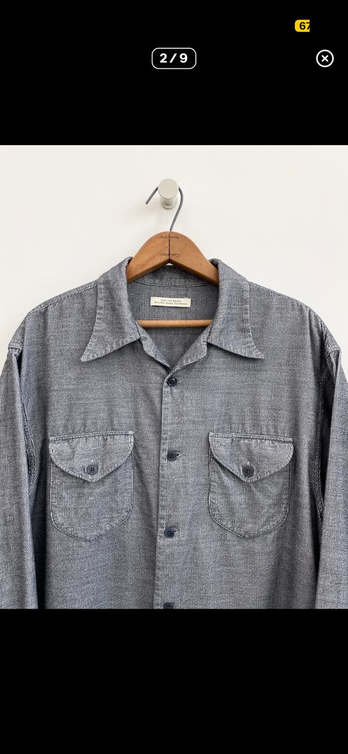 올드조 스왈로우 칼라 셔츠 16.5 상품이미지2