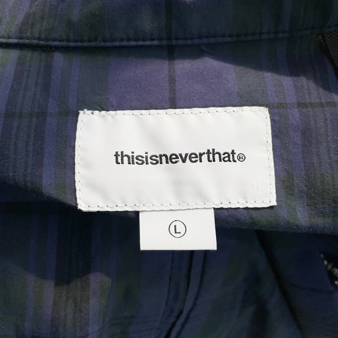 B1 디스이즈네버댓(thisisneverthat) 코듀라 체크 자켓 L사 상품이미지4