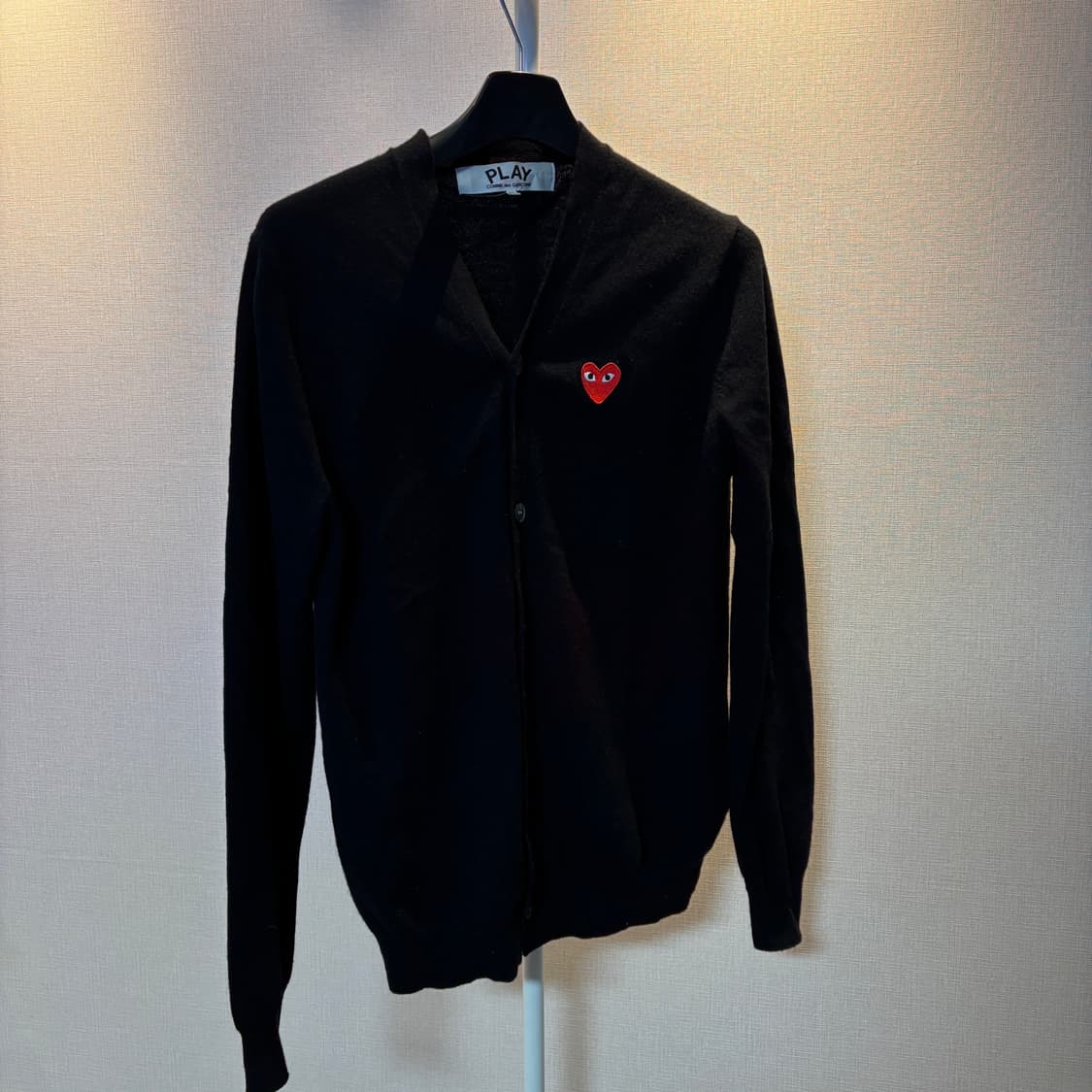 꼼데가르송 가디건 블랙 XL 105 상품이미지1