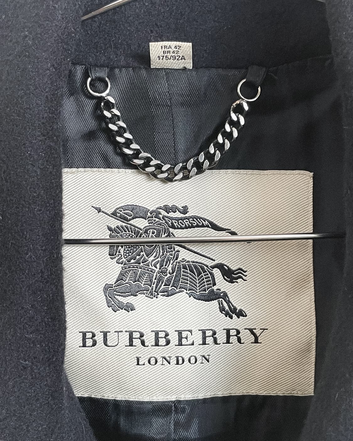 버버리 프로섬 레더슬리브버클 나폴레옹 롱코트 상품이미지8