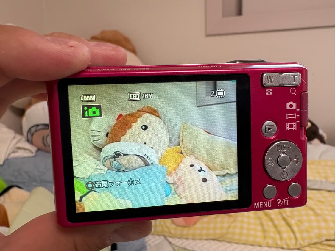 소니 사이버샷DSC-W730 핑크디카 빈티지 디카 상품이미지5