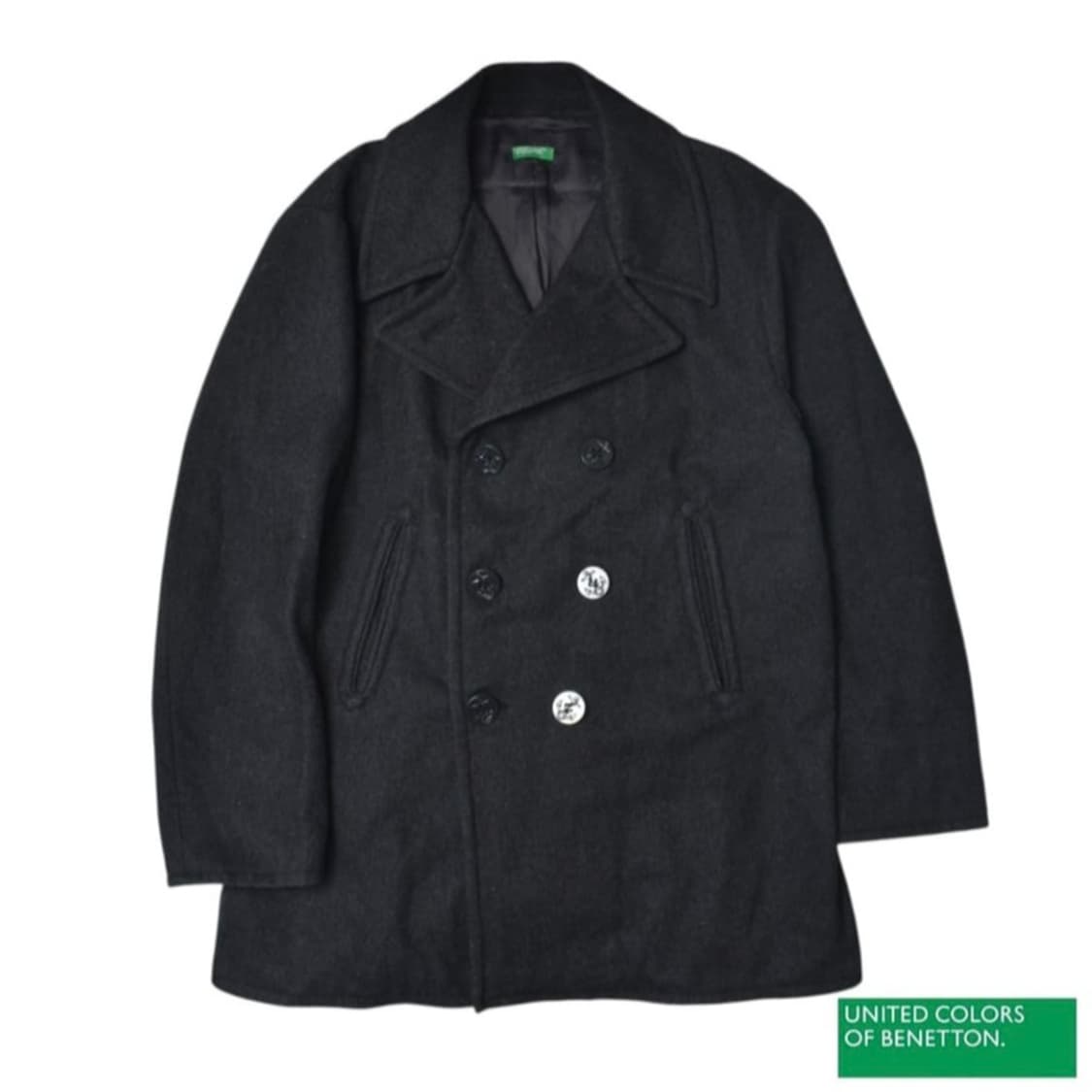 90s 베네통 울 피코트 상품이미지2