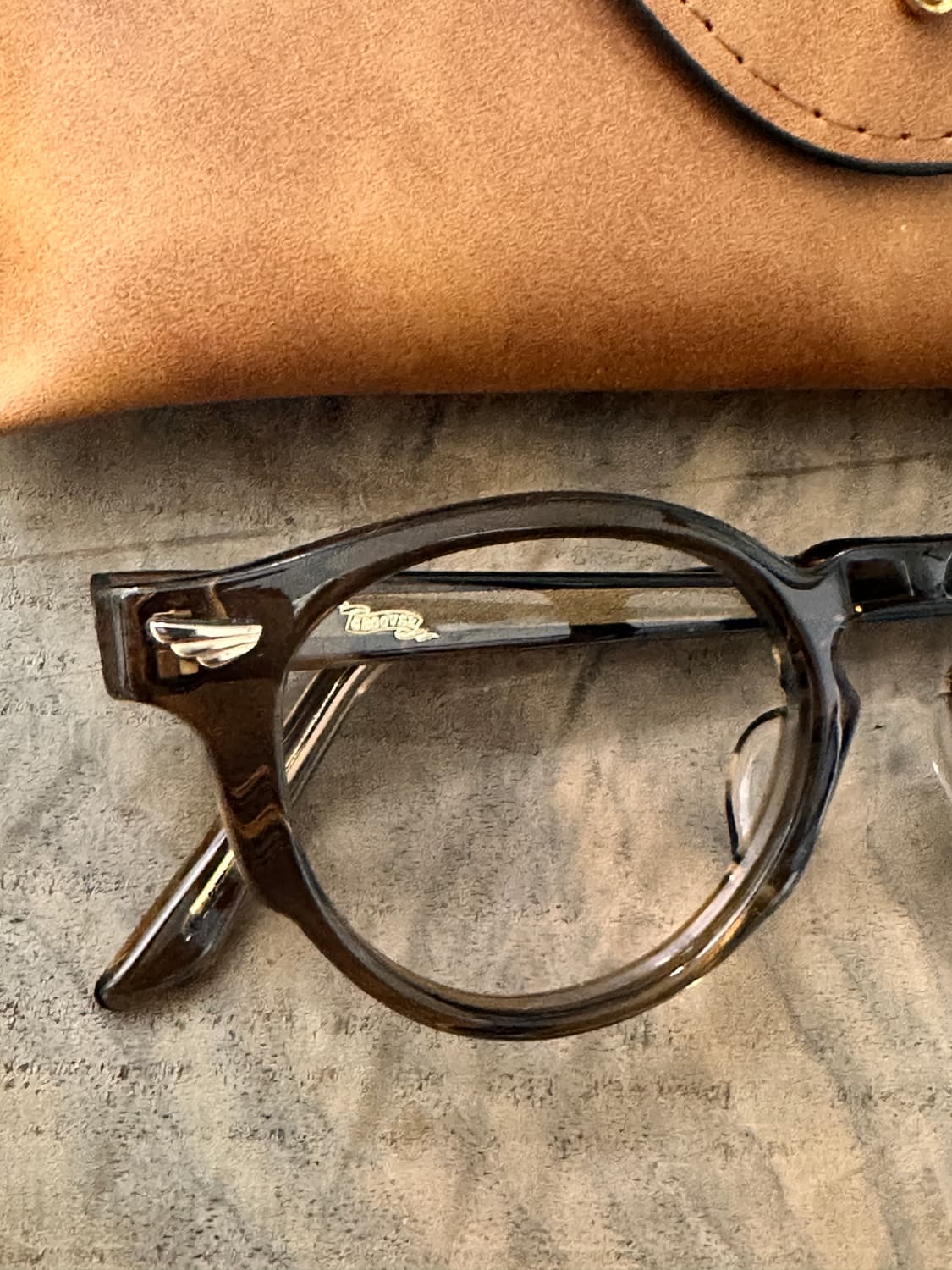 그루버 루크 47사이즈 브라운 안경 상품이미지2