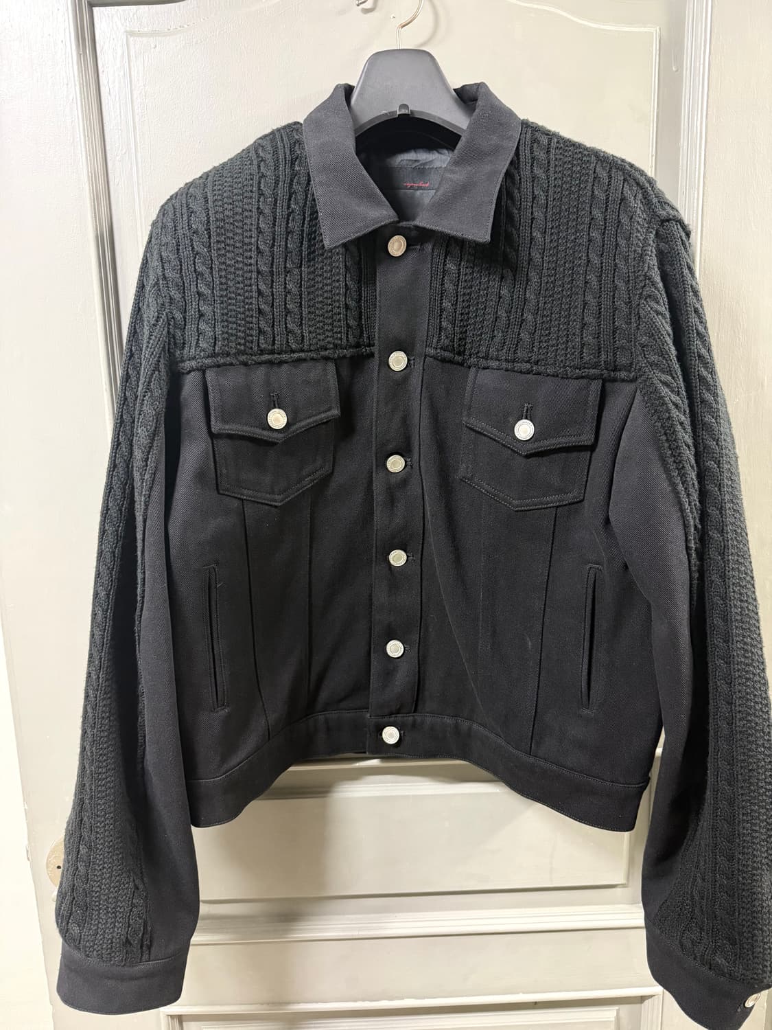 애니타임로릭 zinnia mix jacket - black 상품이미지1