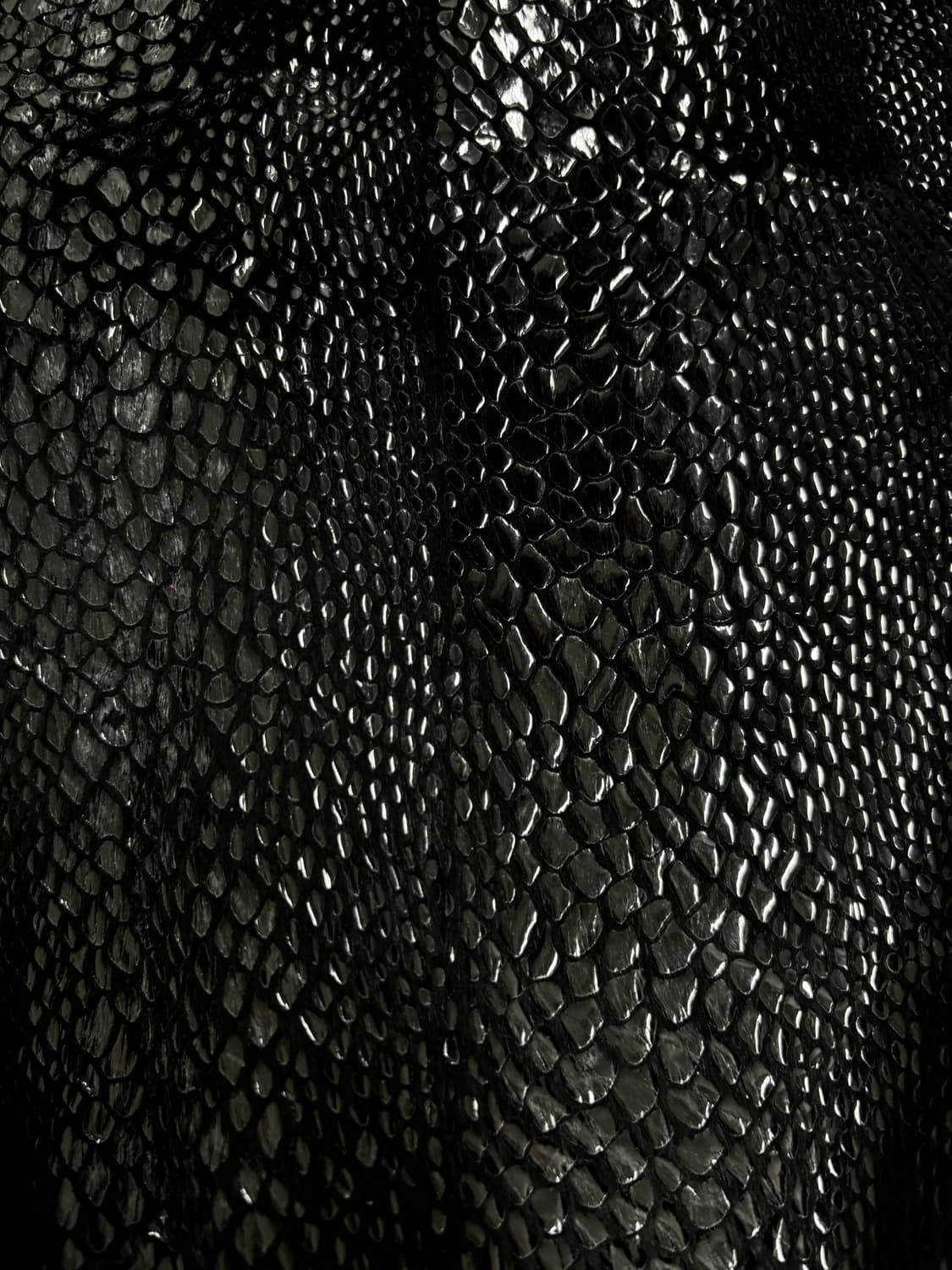 V-Kei Rare Python Design Fur Trimming Sh 상품이미지7