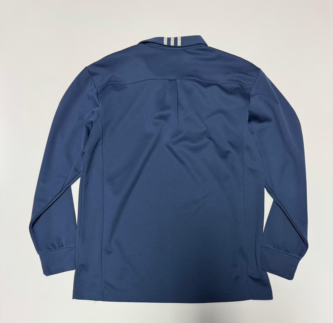 아디다스 올드스쿨 기능성 폴로 긴팔 카라 티셔츠 M 파스텔 네이비 상품이미지2