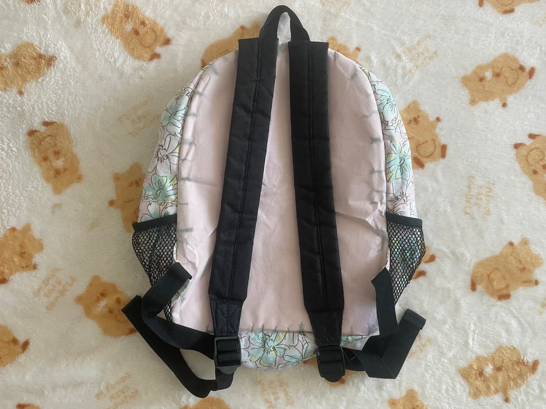 모리걸 빈티지 플라워 하트 백팩 🌸💚🤎 상품이미지2