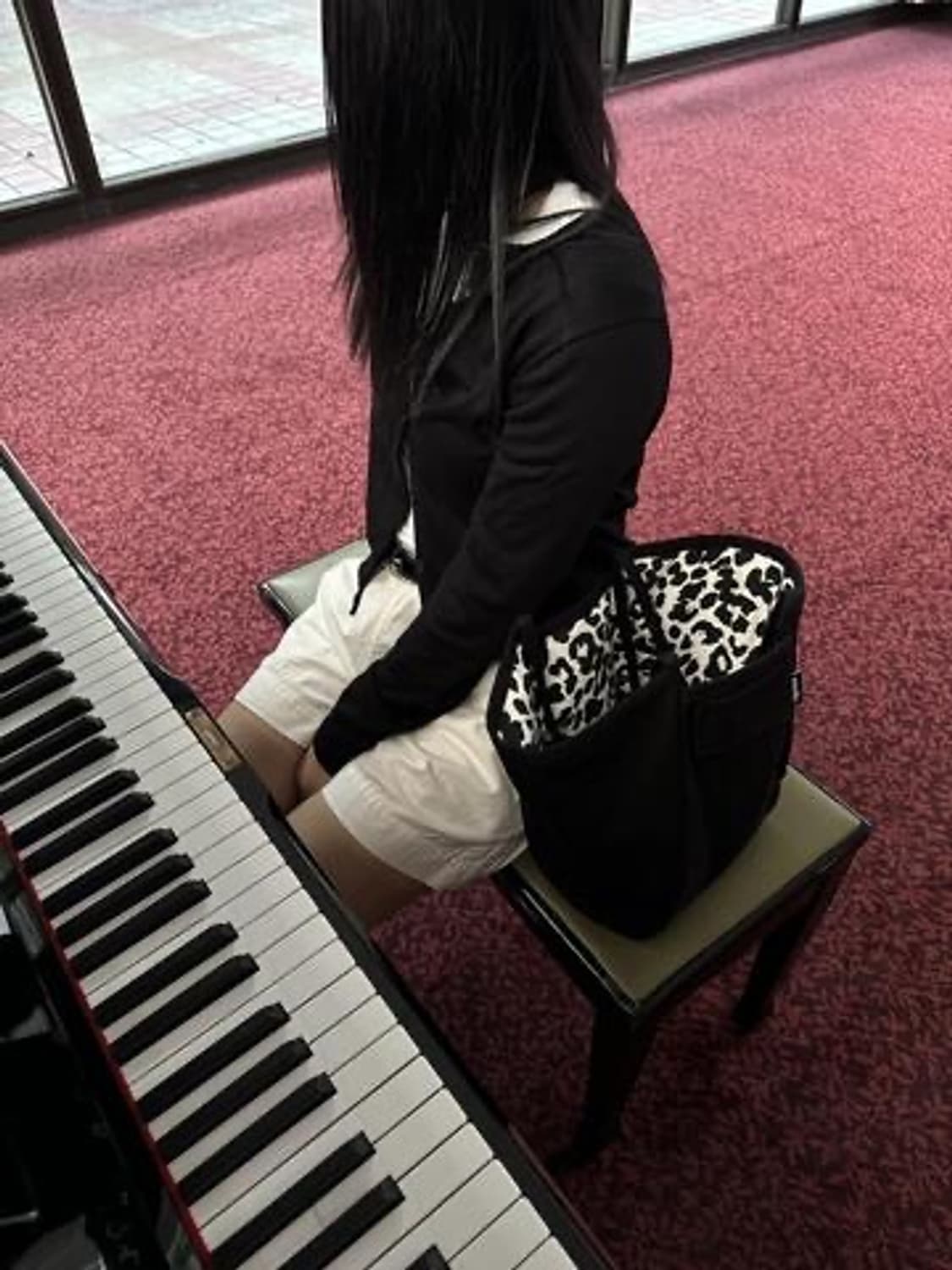 아우스디오 [리버시블/ 미니] 호피 쇼퍼백 상품이미지6