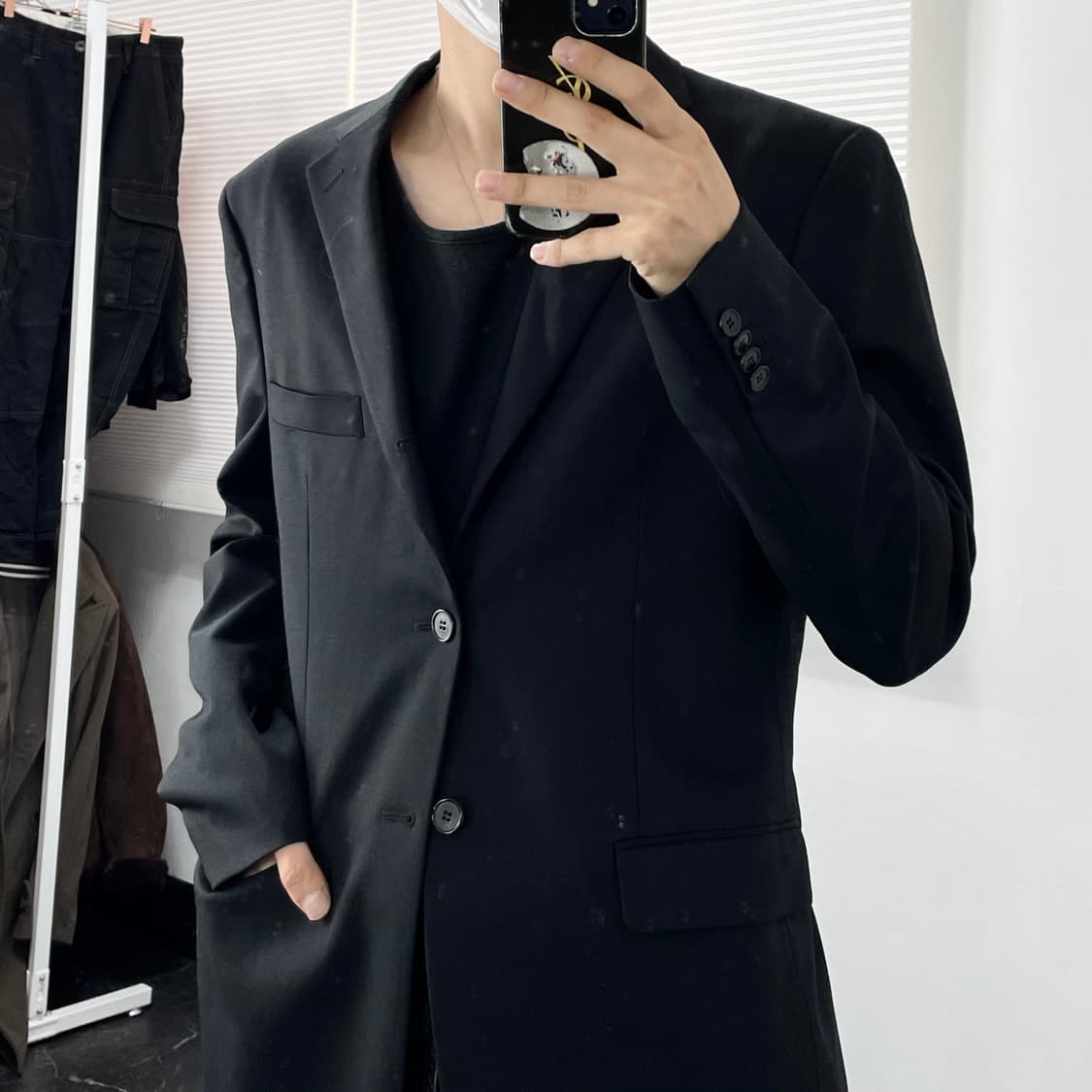 (미사용) L 앤더슨벨 백로고 블레이저 자켓 상품이미지2