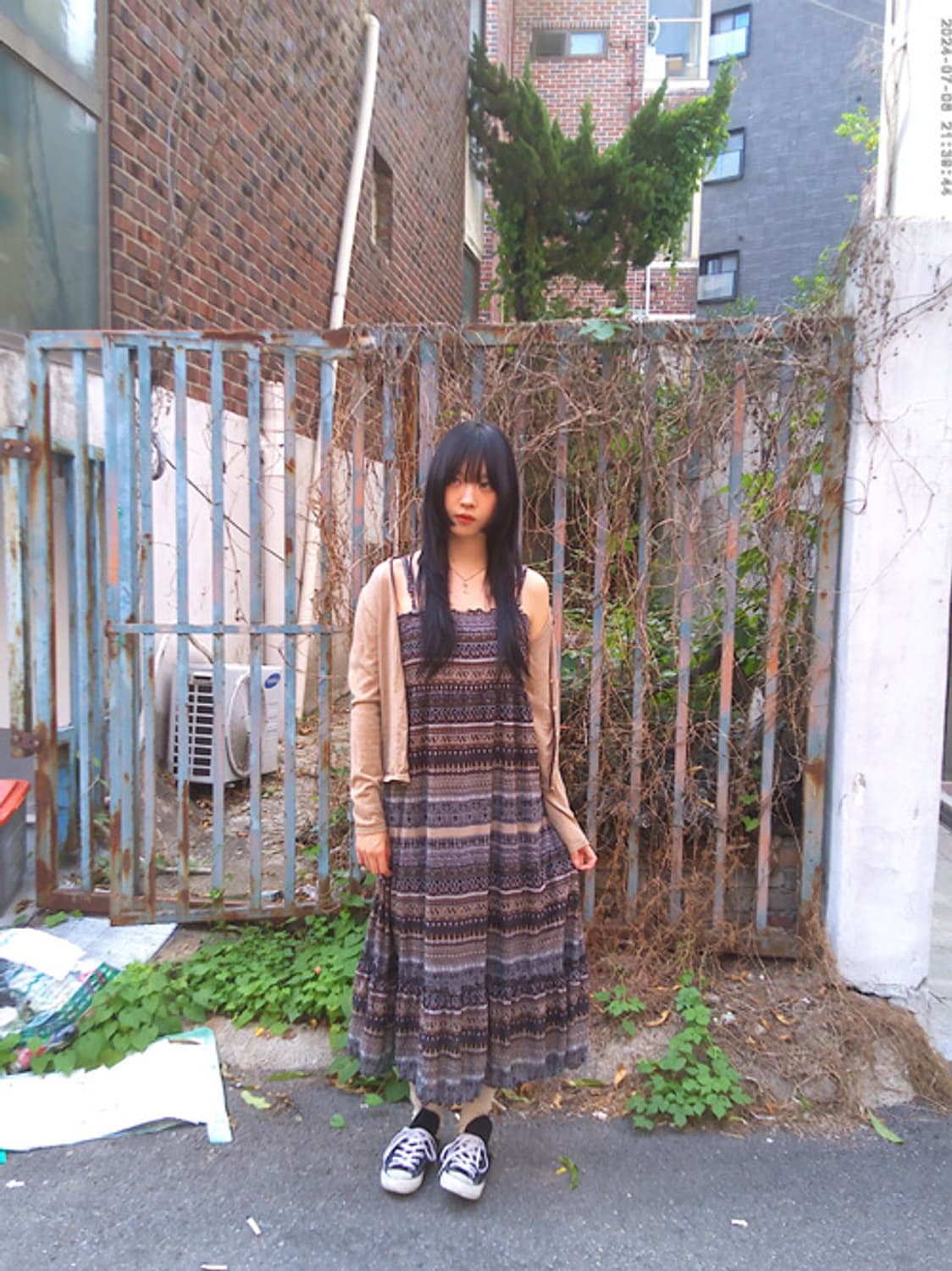 Brown Line Button Cardigan 상품이미지9