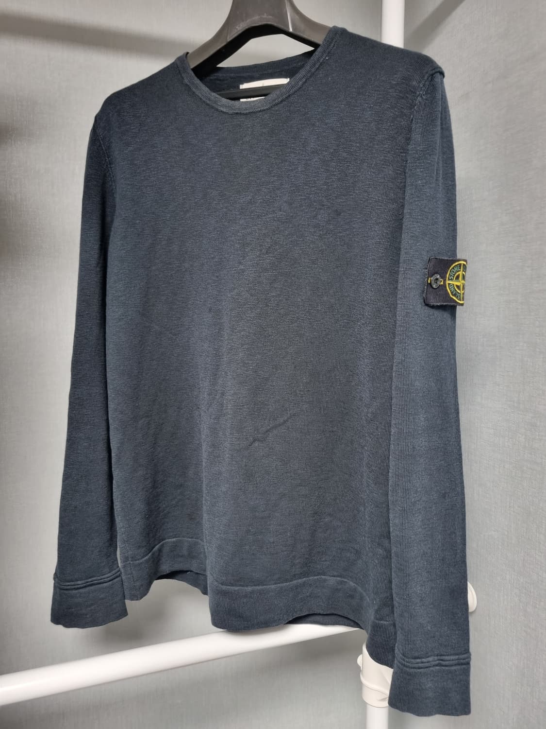 [최종가격] 스톤아일랜드 네이비 블랙 니트 상품이미지1