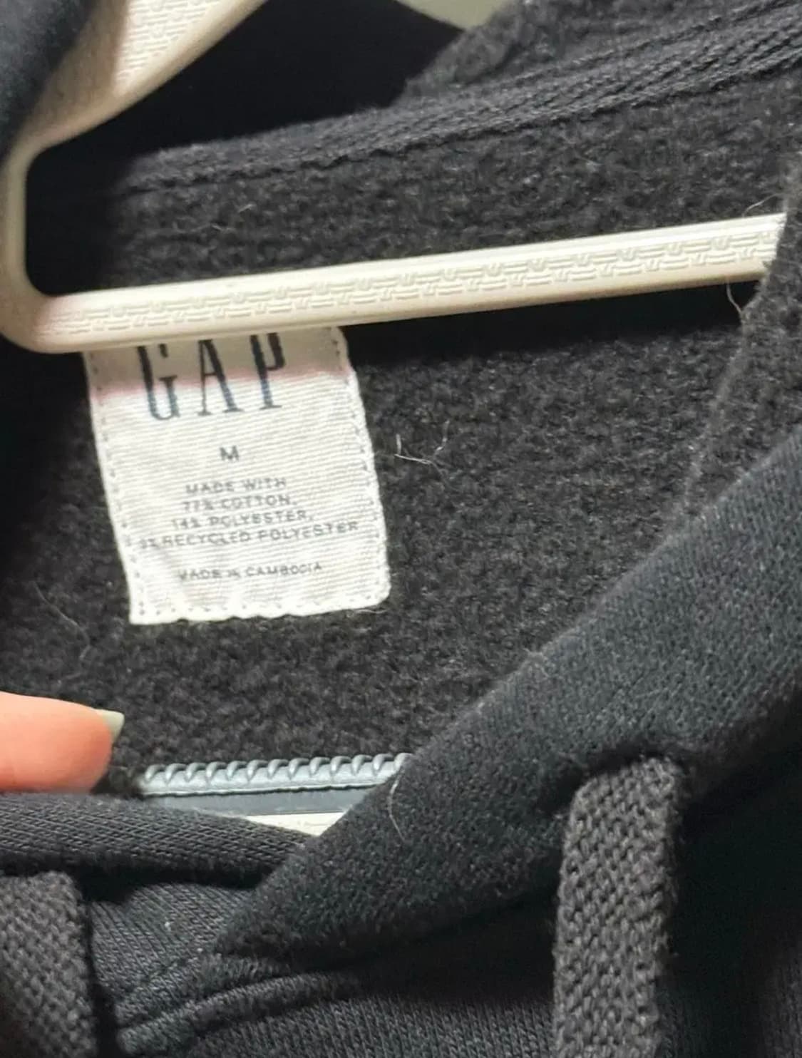 GAP 갭 후드티 블랙 m 상품이미지2