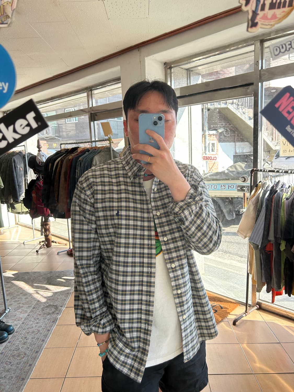 90-00‘s 폴로 체크셔츠 상품이미지7