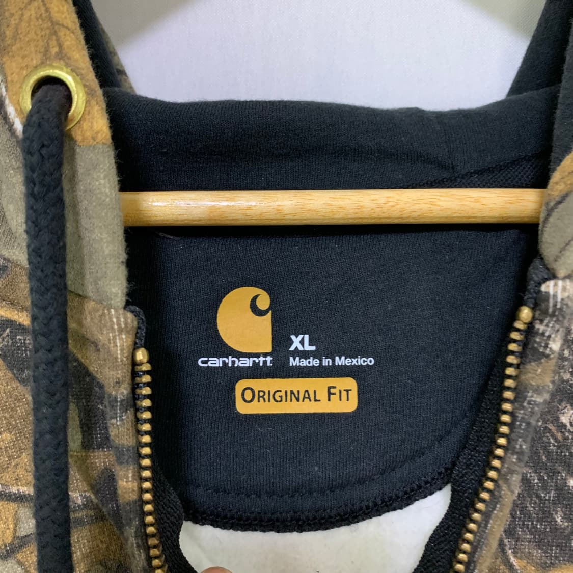 칼하트 리얼트리 후드집업 남성 XL 오버핏 그런지 패턴 밀리터리st 상품이미지9