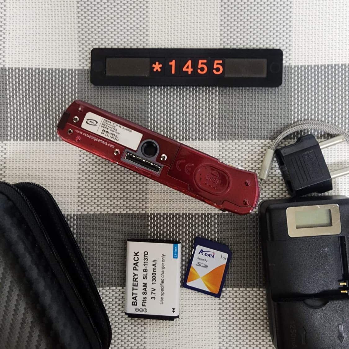 삼성 블루 i85 디지털카메라 레드 파우치포함 상품이미지4