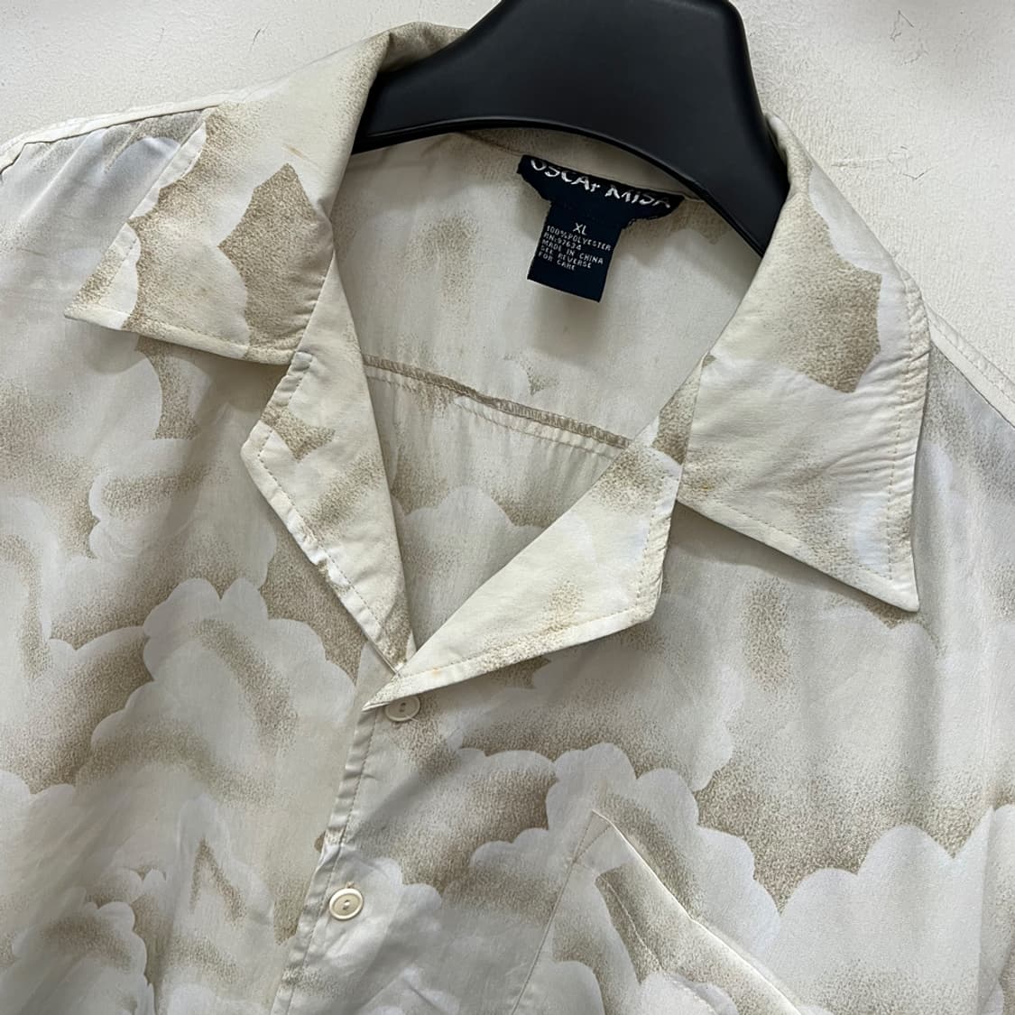 Oscar Misa 비치 하와이안 빈티지 반팔 셔츠 XL 상품이미지3