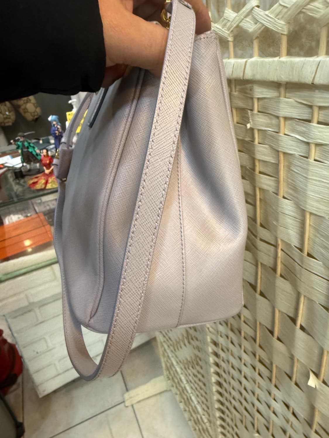 정품 프라다 사피아노 럭스 더블집 2way백 팝니다 상품이미지3