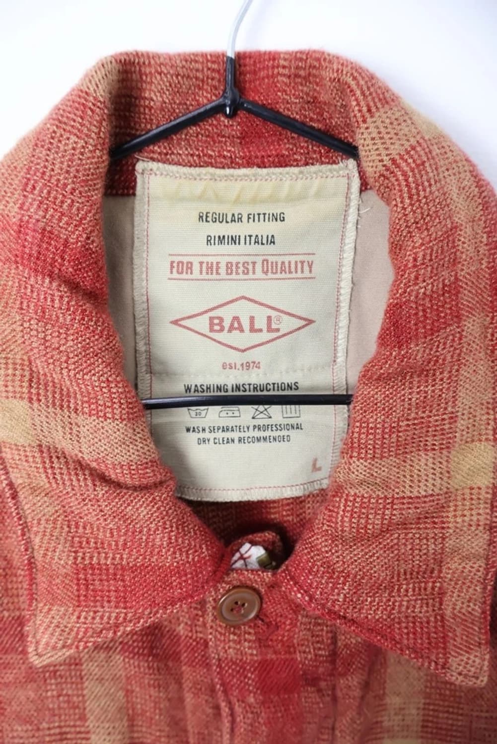 BALL Zip Up Check Shirt Jacket 상품이미지3