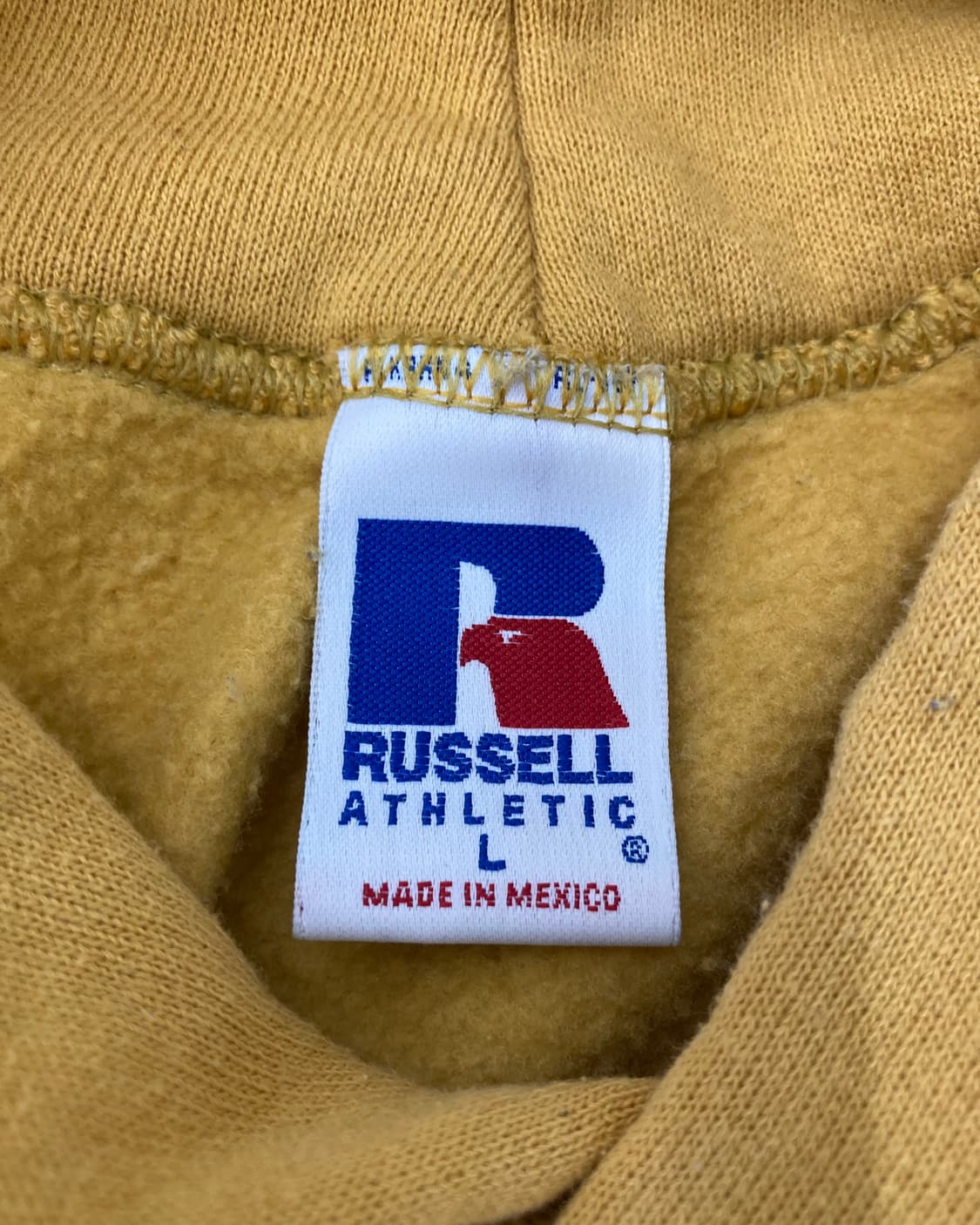 90s Russell Hoodie (mustard yellow) 상품이미지3
