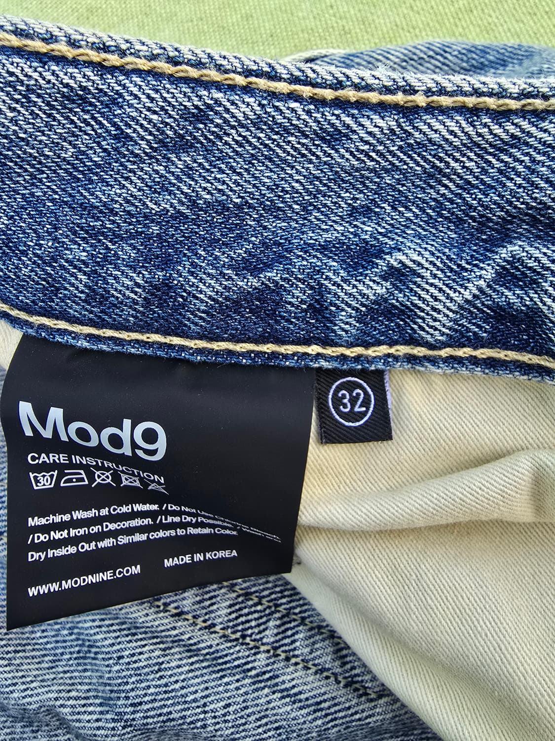 Mod9 빈티지 워싱 와이드 데님 32 상품이미지5