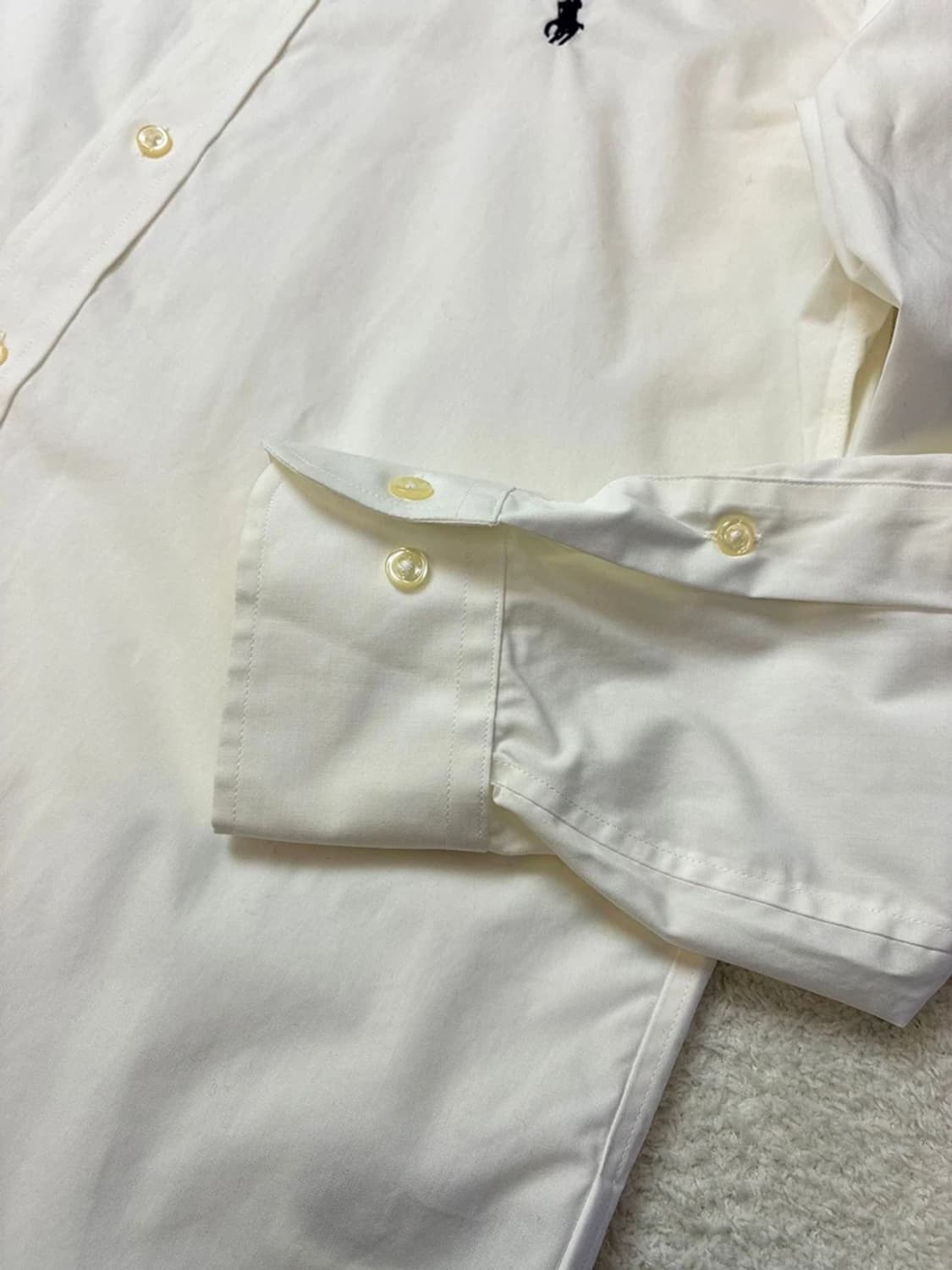 폴로 랄프로렌 스트레치 화이트 로고 셔츠 PN5811    상품이미지5