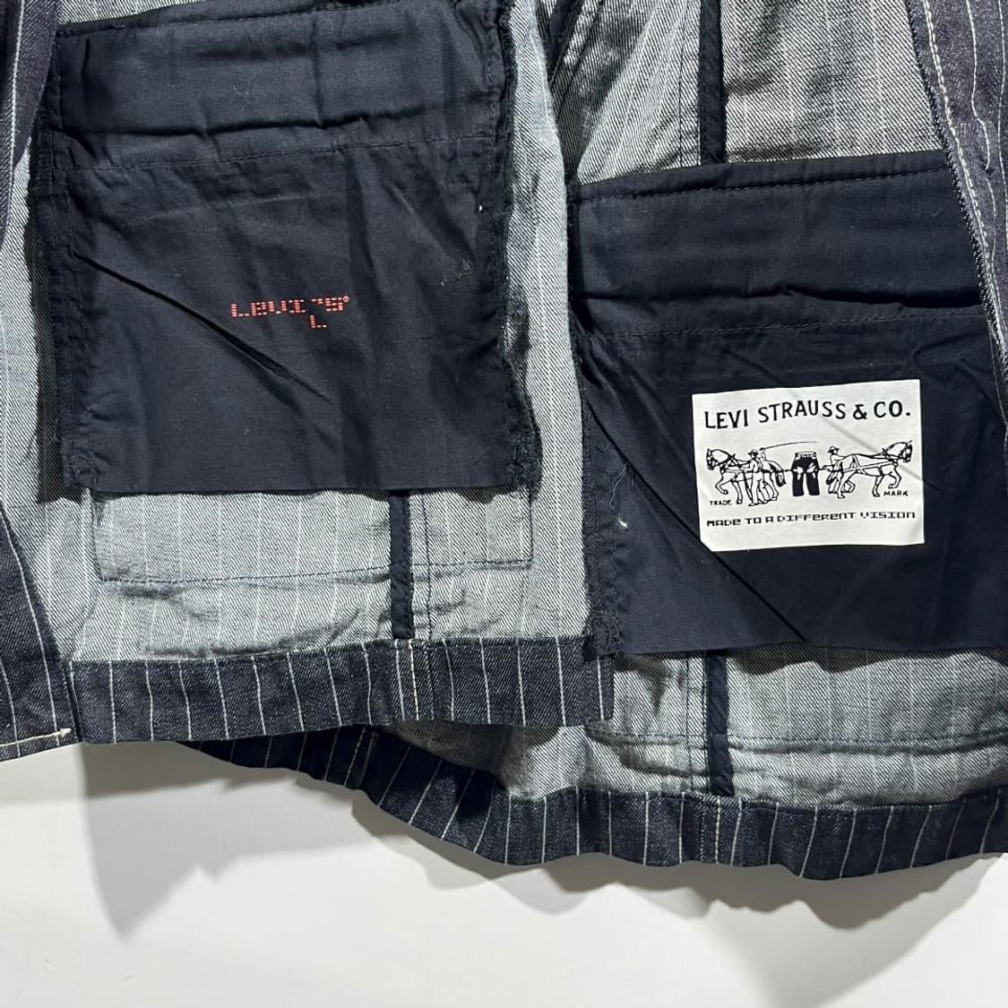 [Levi's] 리바이스 N3BP 스트라이프 블레이저 데님자켓 상품이미지5