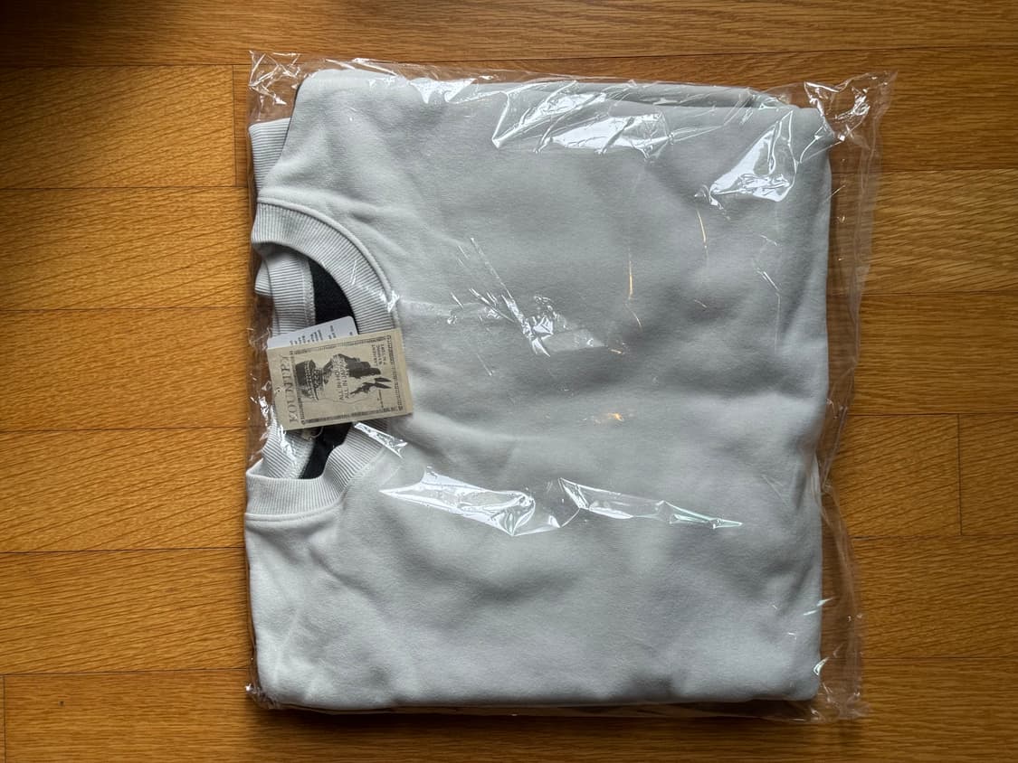 캐피탈 투톤 빅 플리스 스웻셔츠 키나리 블랙 상품이미지3