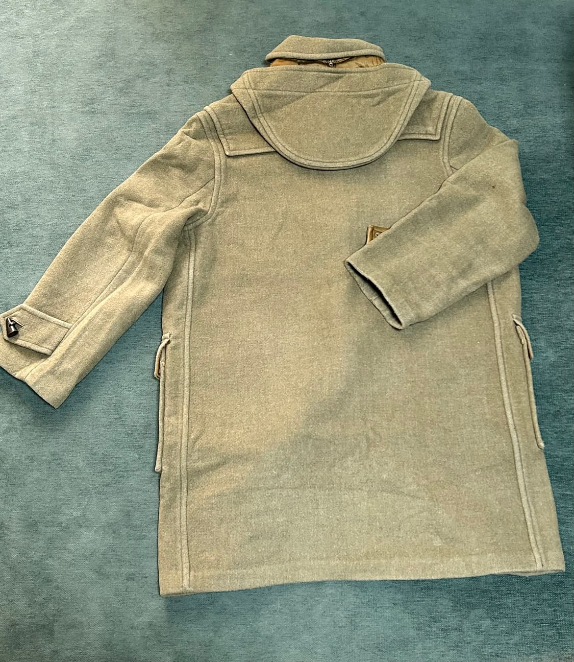 버버리 모직 더플 후드 코트 상품이미지6