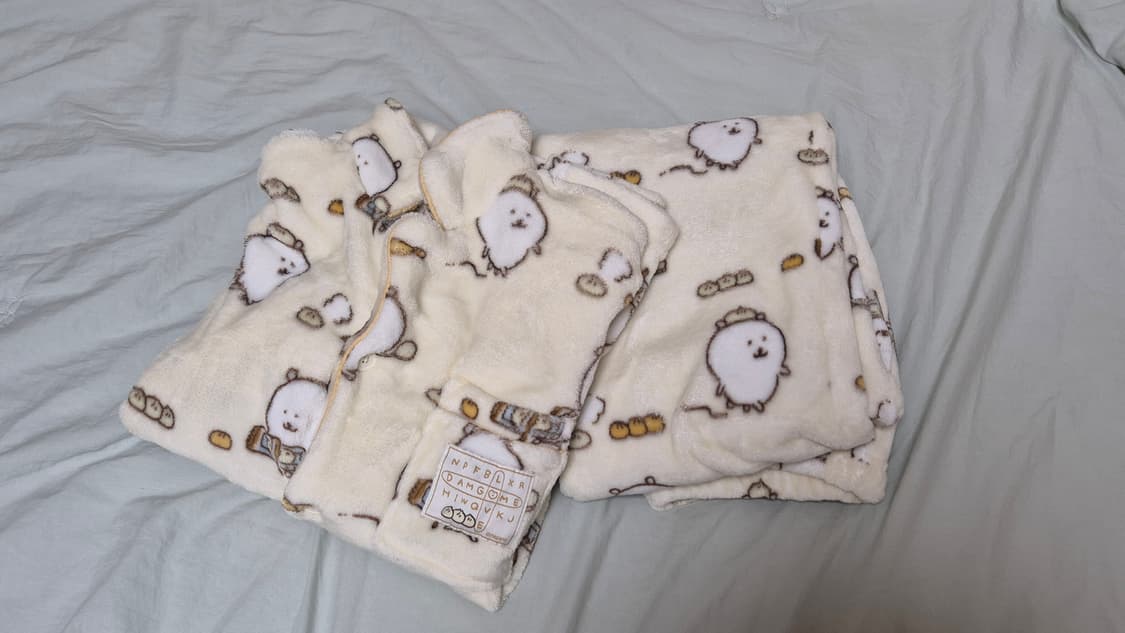 스파오 농담곰 수면잠옷 아이보리 M 상품이미지1