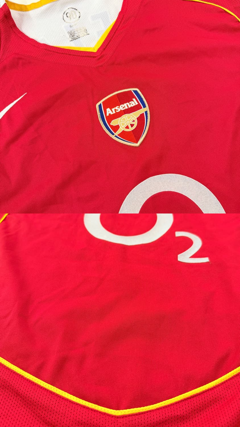 04-05 아스날 홈 비에이라 유니폼 상품이미지7