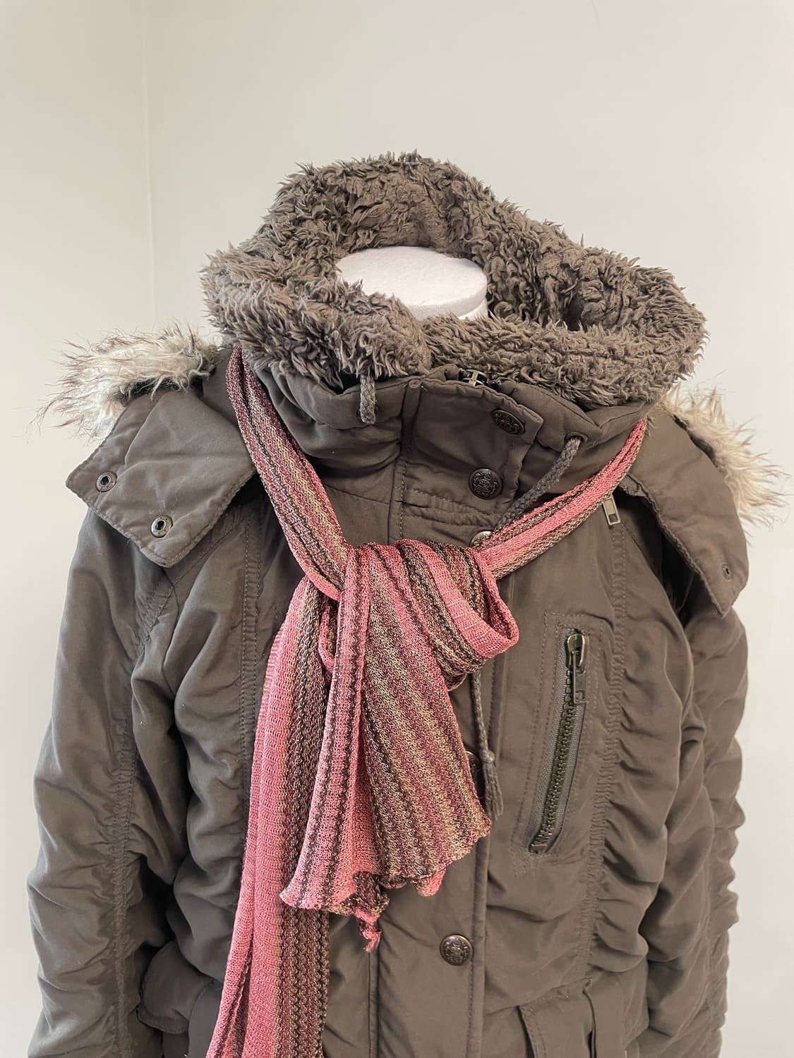 빈티지 이태리 스트라이프 머플러 J03945 상품이미지1