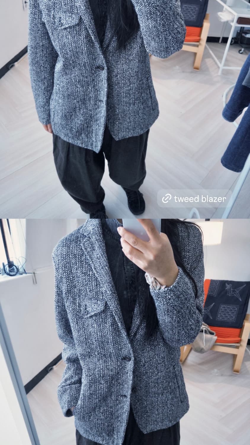 [element of SIMPLE LIFE] tweed blazer 상품이미지5