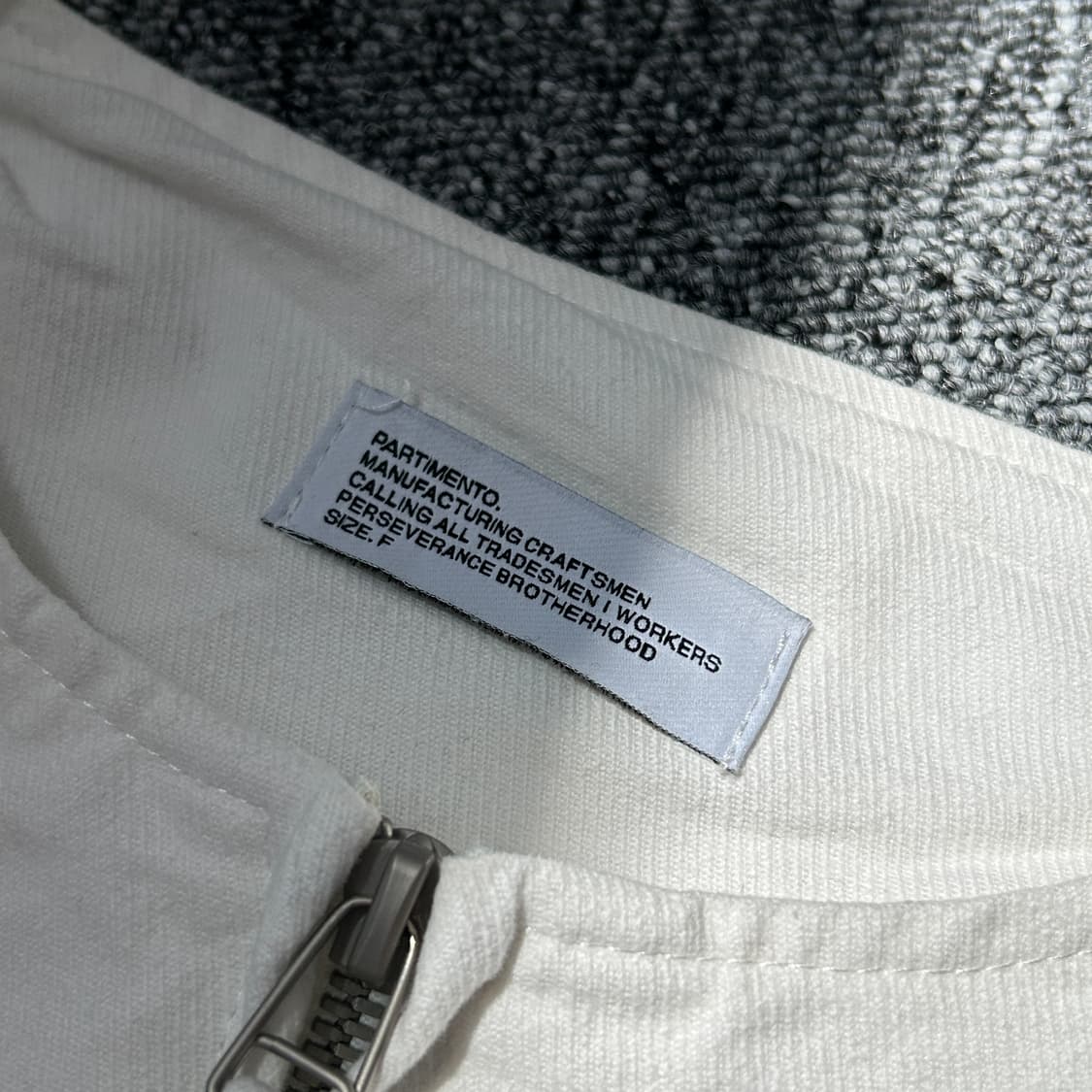 파르티멘토 논카라 베이지 니트 자켓 상품이미지7