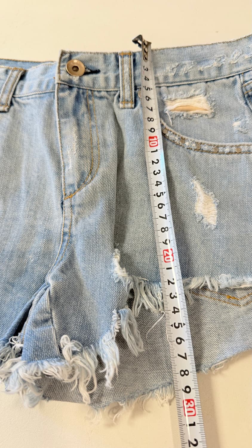 랙앤본 Rag & Bone 데님 숏팬츠 26인치 정가 36만원대 디테일이 상품이미지6