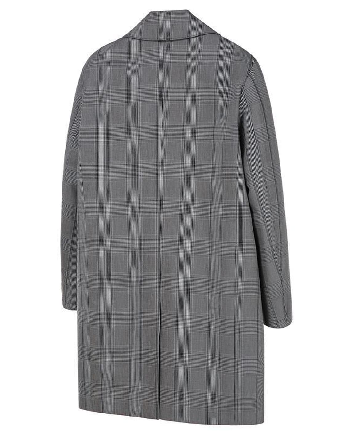 질스튜어트 뉴욕 글렌 체크 싱글 롱코트  상품이미지8